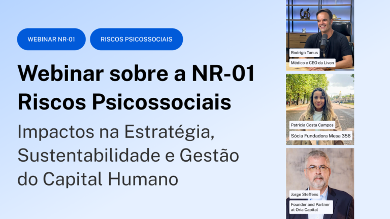 Webinar NR-01: Como Gerenciar Riscos Psicossociais e Proteger sua Empresa? 🚀